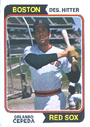 1974 Topps Baseball Cards      083      Orlando Cepeda